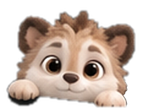 Buddy's face and front paws
